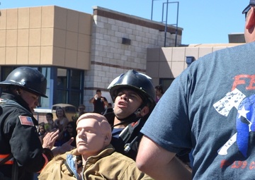 Fort Bliss Fire Department competes in the Kip Hall Memorial Combat Challenge