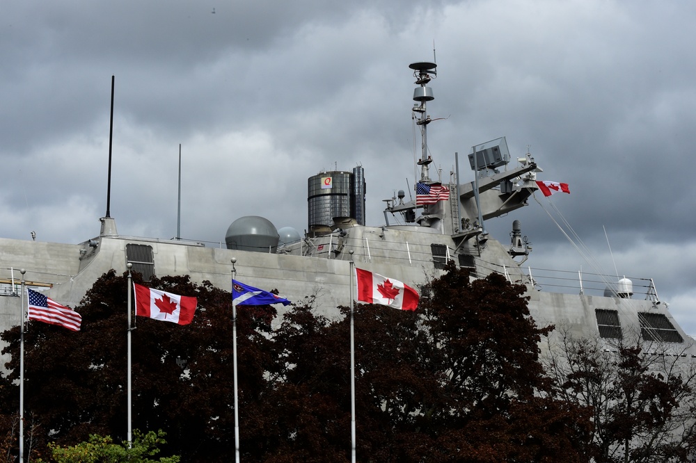 USS Detroit makes inaugural port visit in Canada