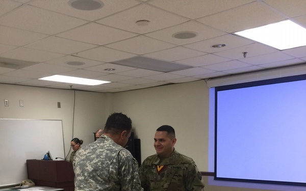 Army Reserve Transporter honored with Saint Christopher award