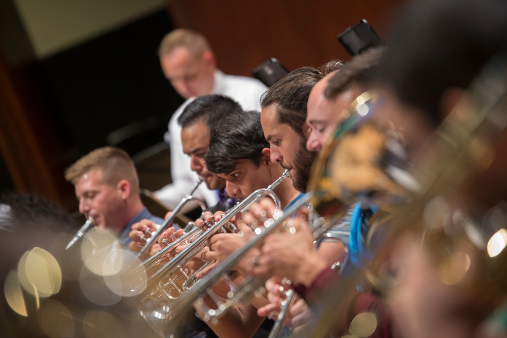 Marine Corps Band New Orleans Performs with Students from the Convservatorio de Musica Puerto Rico