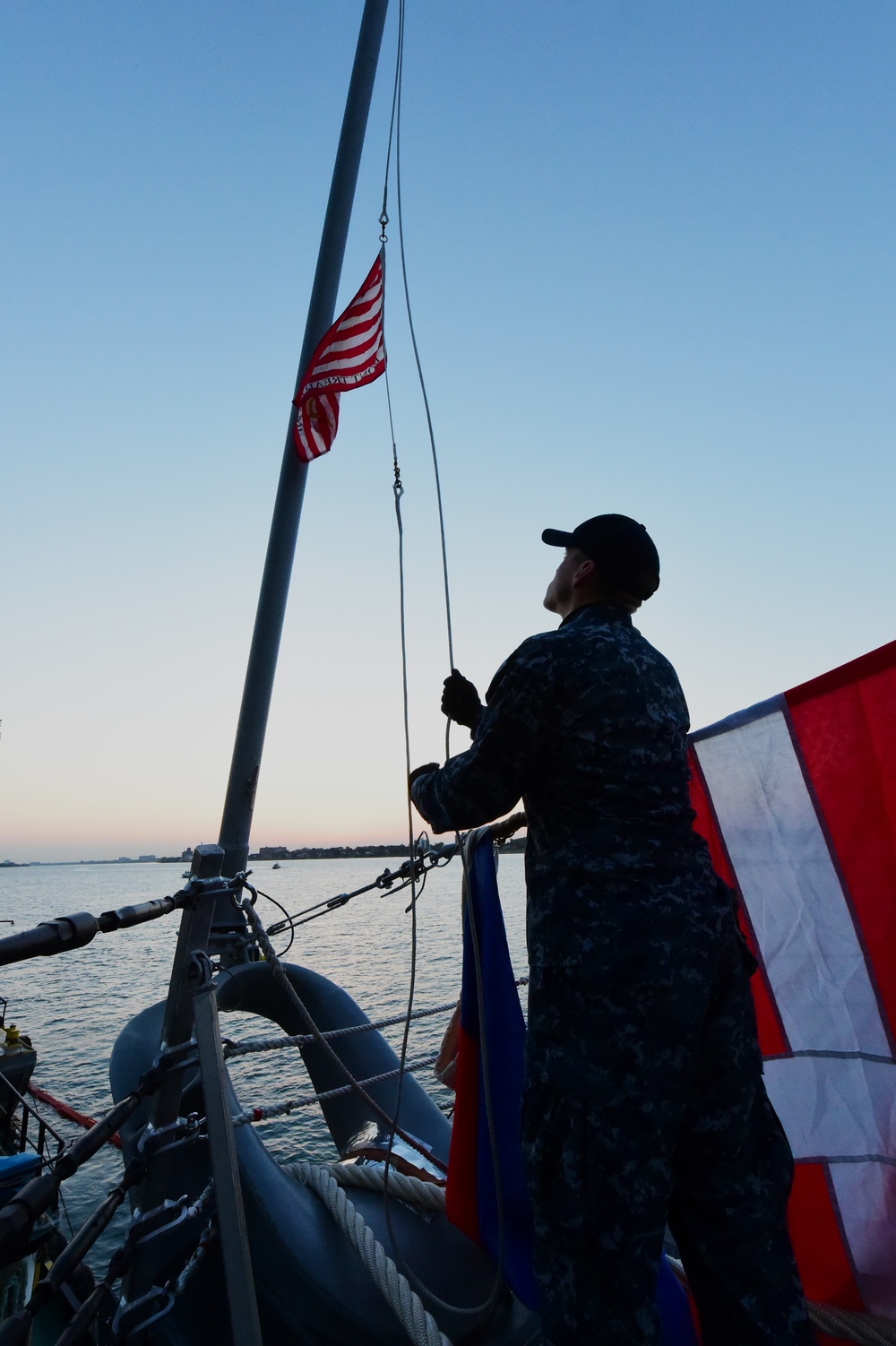 USS Detroit Navy Jack