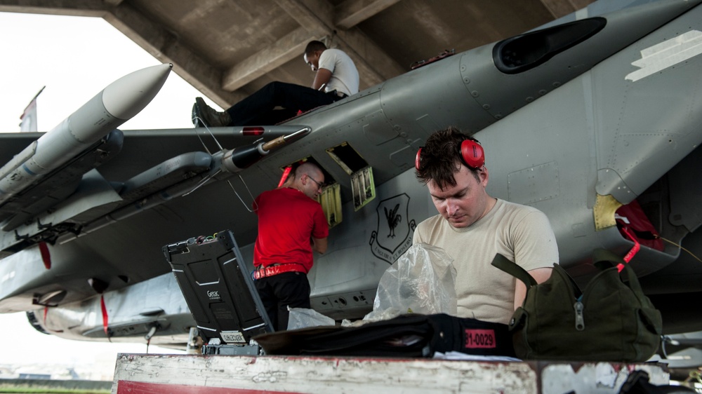 67th AMU maintainers keep F-15s flying