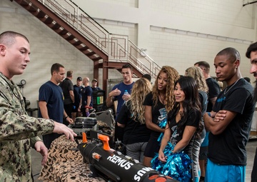 Carolina Panthers Cheer Team are Provided a Tour of  MDSU 2