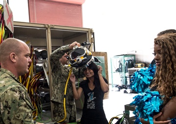 Carolina Panthers Cheer Team are Provided a Tour of  MDSU 2