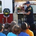 Cherry Point Firefighters visit students at W. J. Gurganus Elementary in Havelock