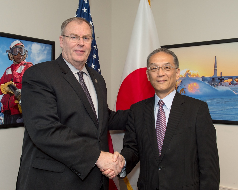 DSD greets Japanese Administrative Vice-Minister of Defense