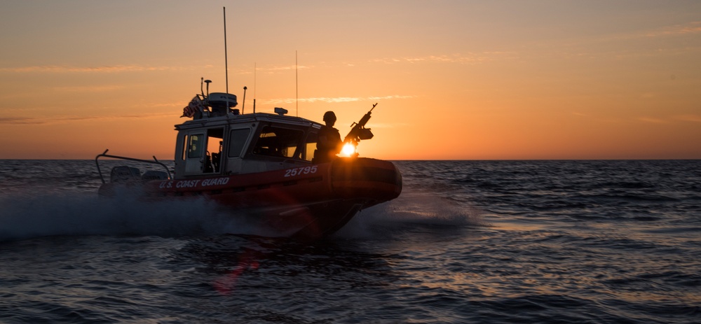 Coast Guard conducts vessel maneuver training near Santa Barbara