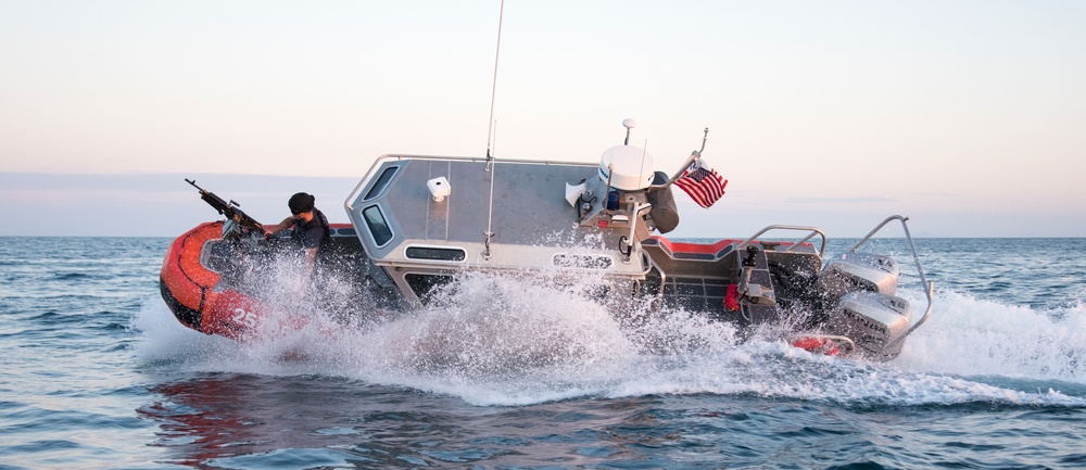 Coast Guard conducts vessel maneuver training near Santa Barbara