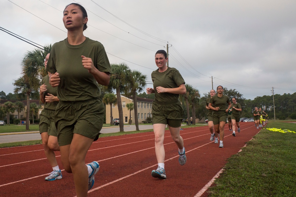 New Marine recruits pass first hurdle, begin training on Parris Island