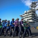 Nimitz conducts flight deck drills
