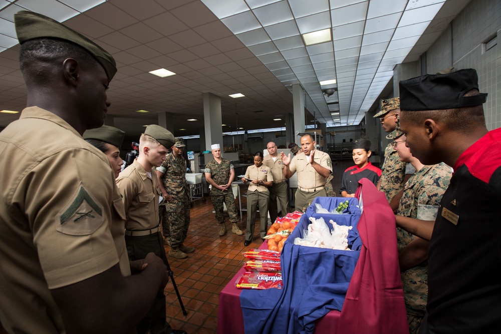 U.S. Marine Corps Food Service Specialist of the Quarter competition