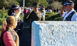 Wreath-laying ceremony at Camp Geiger honors fallen Beirut Marines