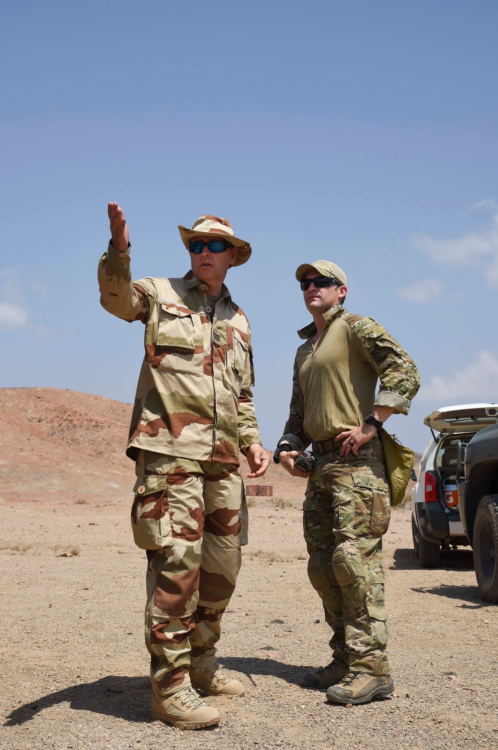 Task Force Sparta members assist French Military with range clearing operations