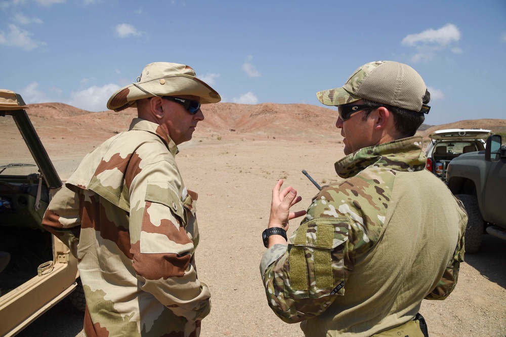 Task Force Sparta members assist French Military with range clearing operations