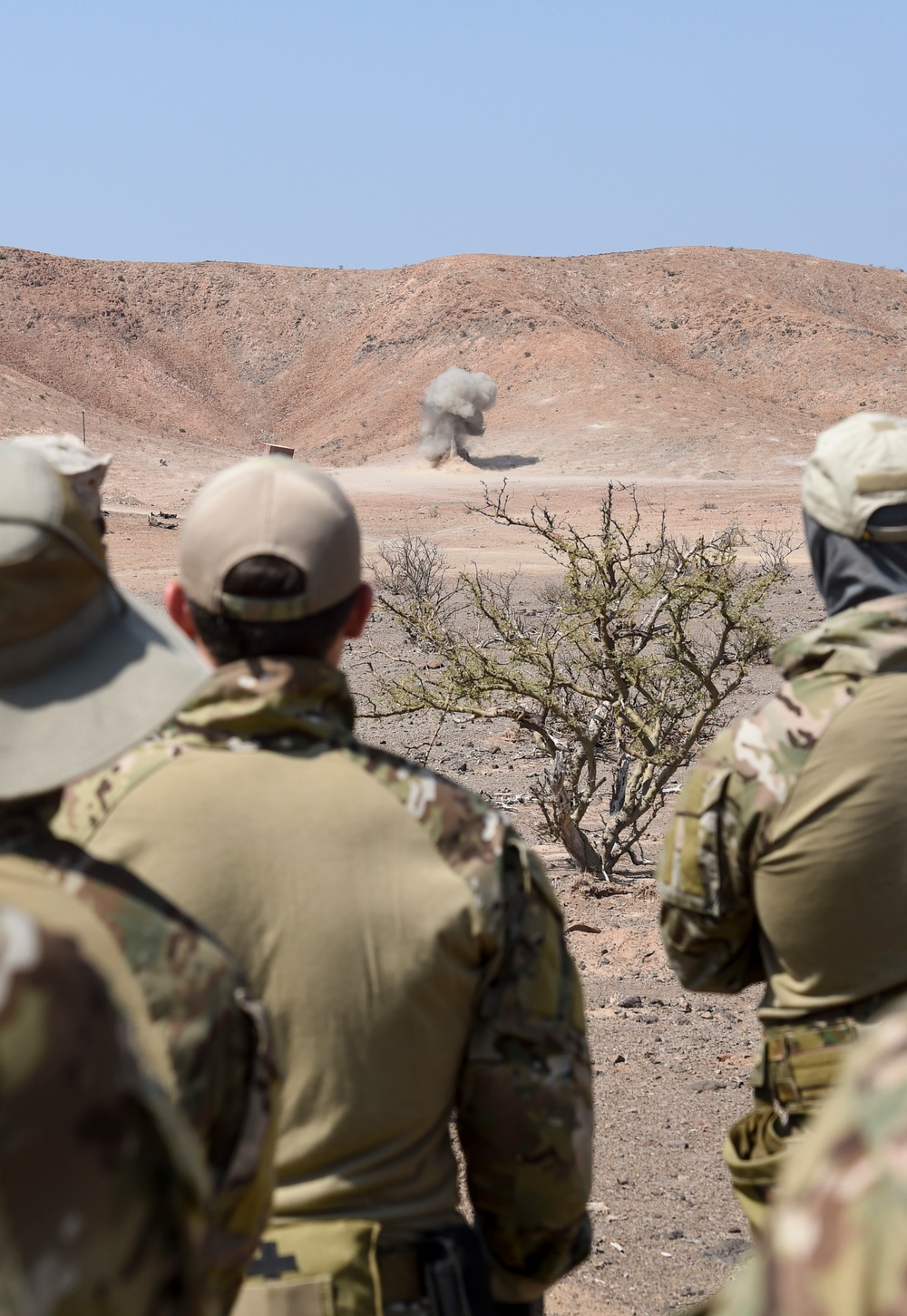 Task Force Sparta members assist French Military with range clearing operations