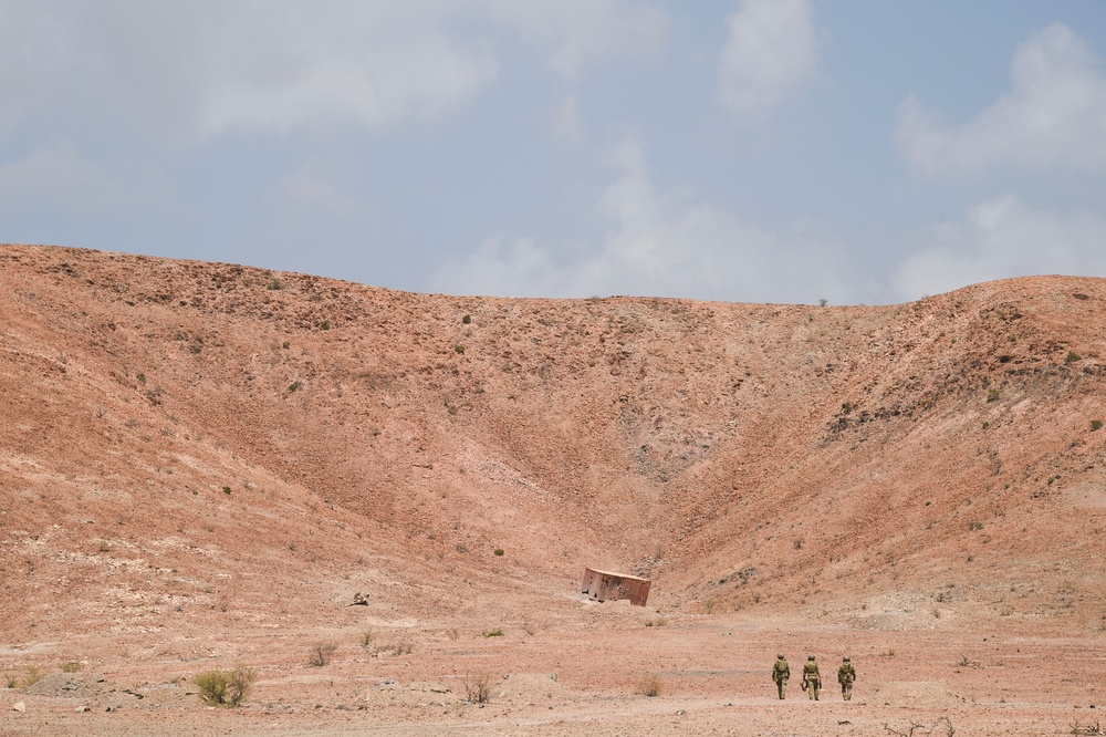 Task Force Sparta members assist French Military with range clearing operations