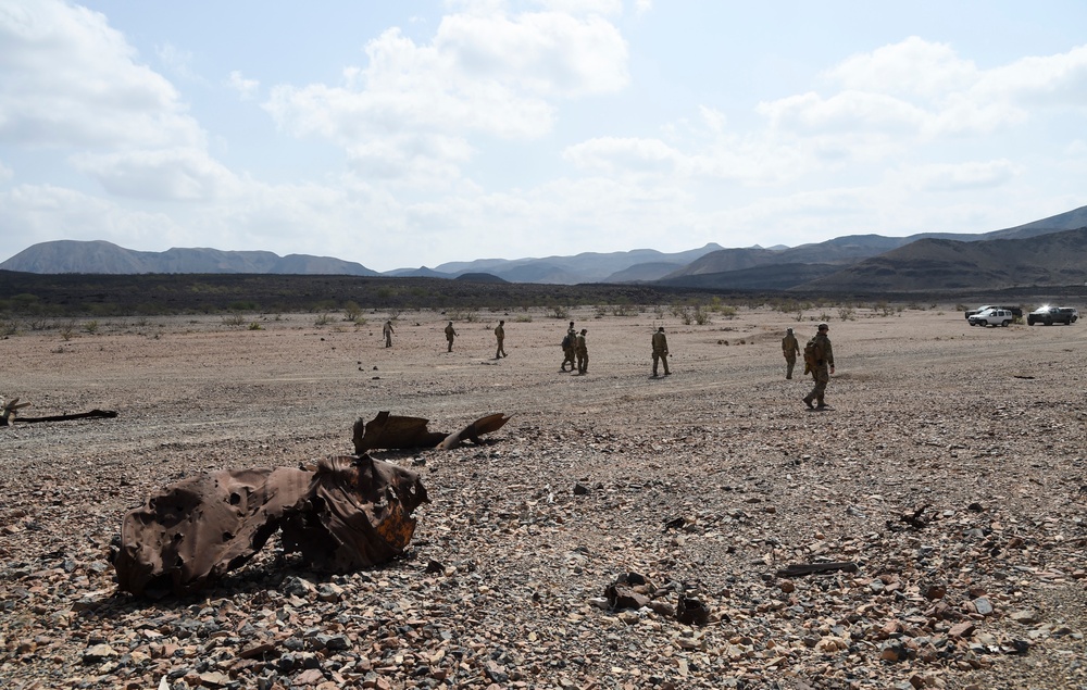 Task Force Sparta members assist French Military with range clearing operations