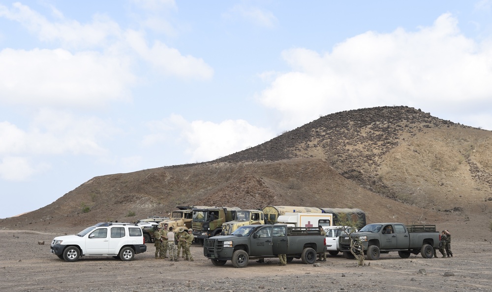 Task Force Sparta members assist French Military with range clearing operations