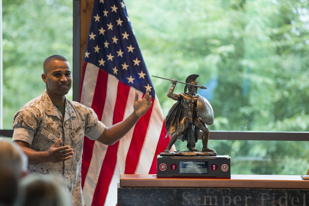 Chief Warrant Officer 5 Bradley Goode Retirement Ceremony