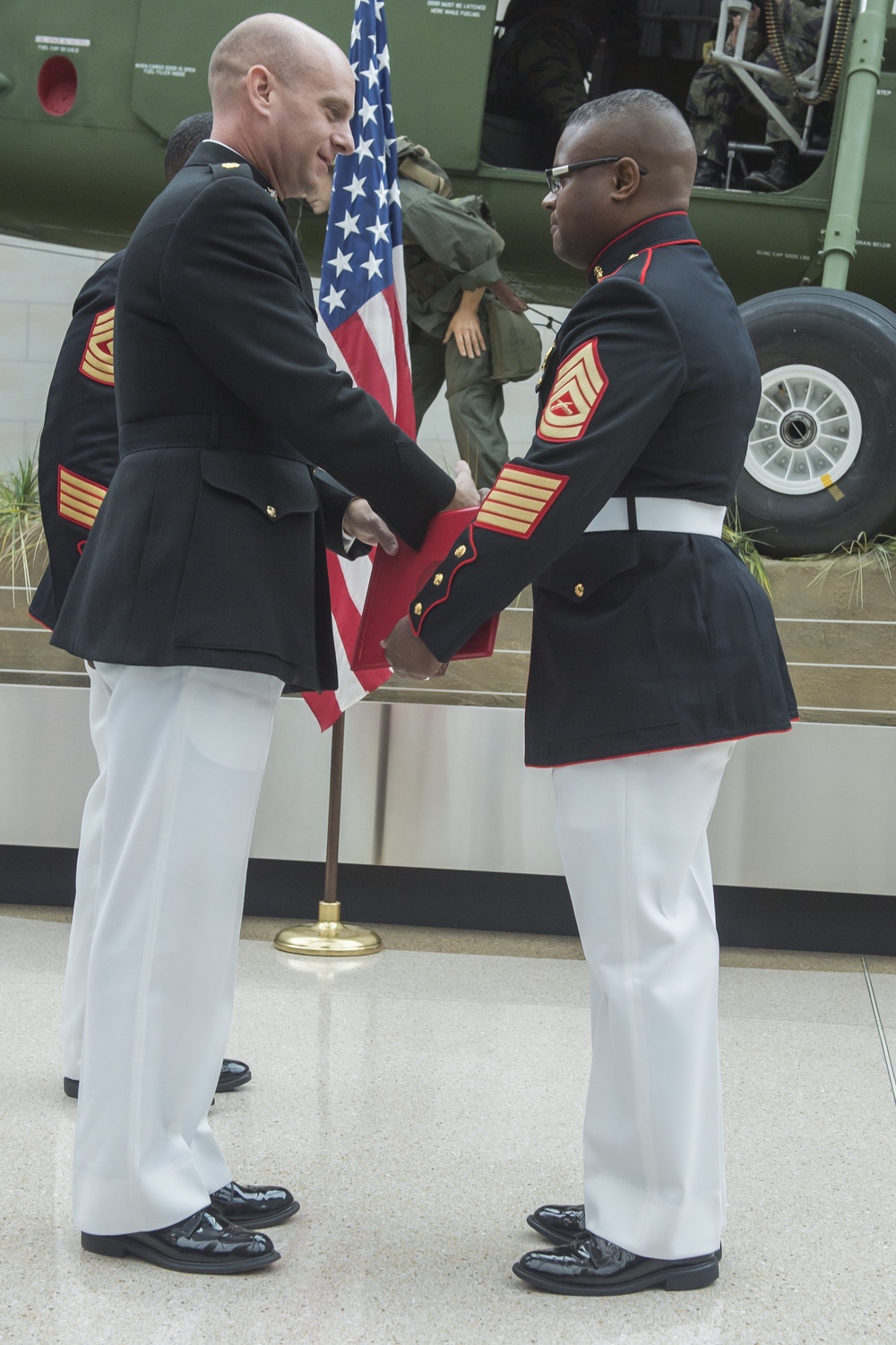 Gunnery Sergeant Johnson Retirement Ceremony