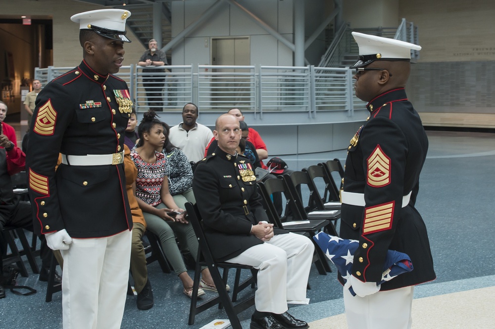 Gunnery Sergeant Johnson Retirement Ceremony