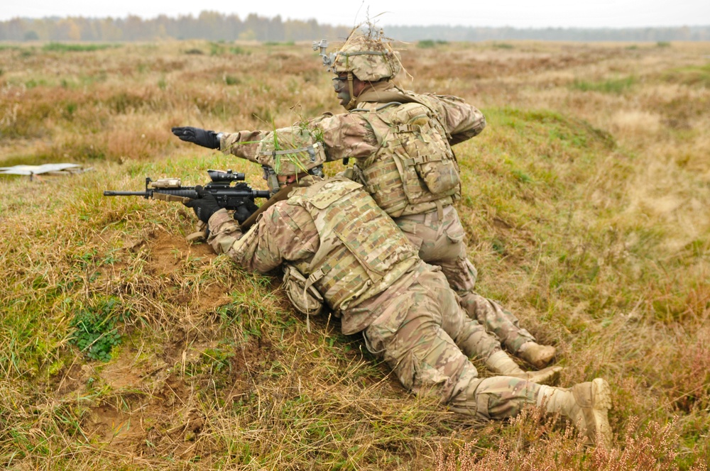 173rd Airborne Brigade conducts a Fireteam focused Live-Fire exercise
