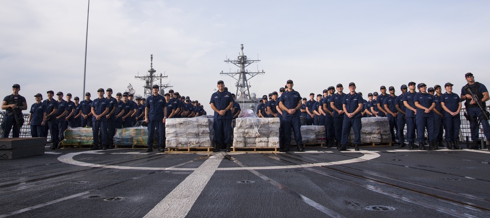 Coast Guard offloads approximately 20 tons of cocaine