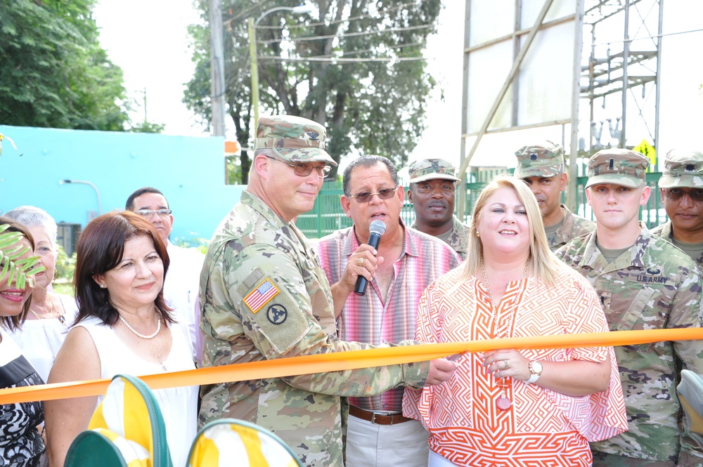 Army Reserve Engineers participate in Early Head Start Inauguration
