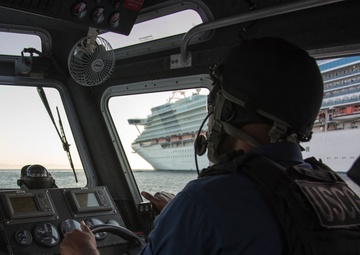Coast Guard conducts cruise ship escort near Santa Barbara