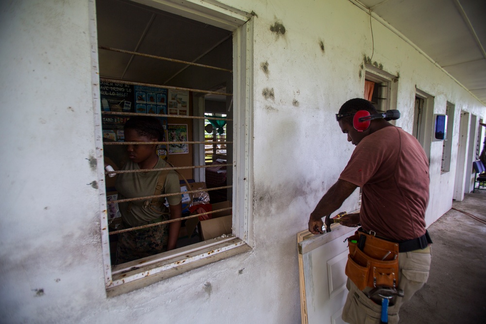 Koa Moana and VMF renovate a local clinic