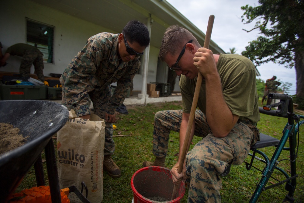 Koa Moana and VMF renovate a local clinic