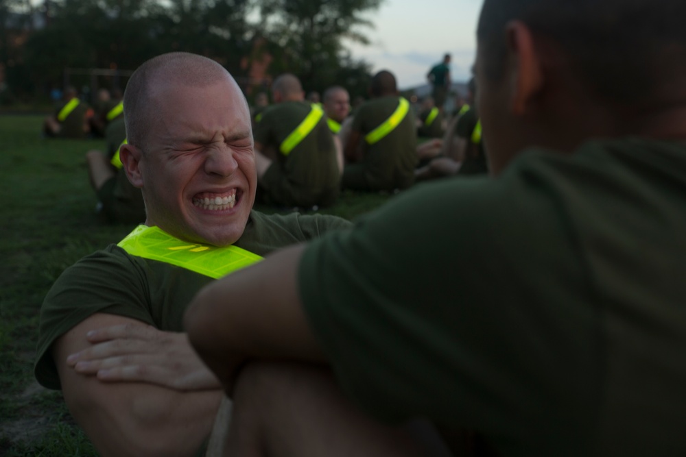 New Marine recruits pass first hurdle, begin training on Parris Island