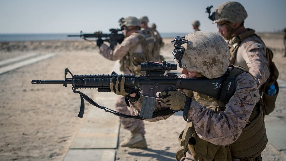 SECFOR Marines conduct Live-Fire &amp; Maneuver