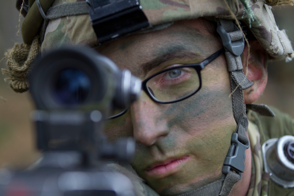 Paratroopers participate in Silver Arrow force on force training