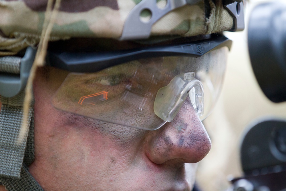 Paratroopers participate in Silver Arrow force on force training