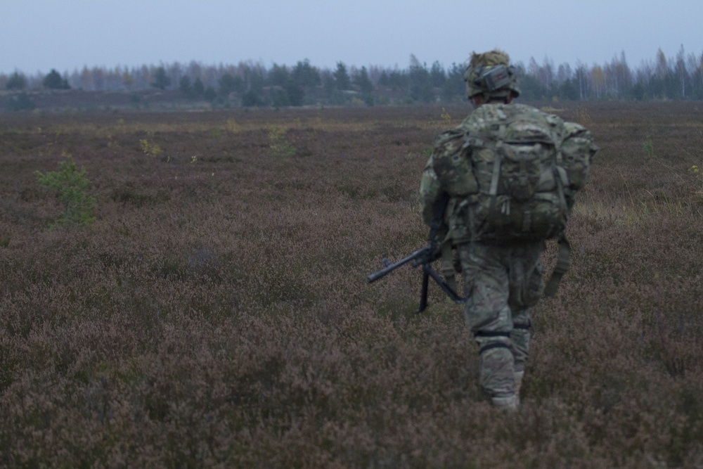 Paratroopers participate in Silver Arrow force on force training