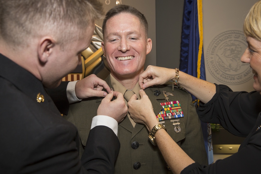 Lt. Col. Michael A. Brooks Jr. Promotion Ceremony Oct. 7, 2016