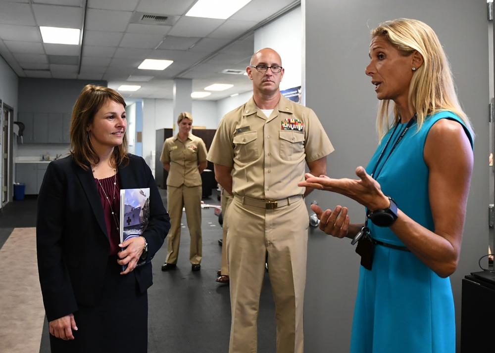 Deputy Assistant Secretary of Defense for Research, Dr. Melissa L. Flagg, Visits the Naval Health Research Center