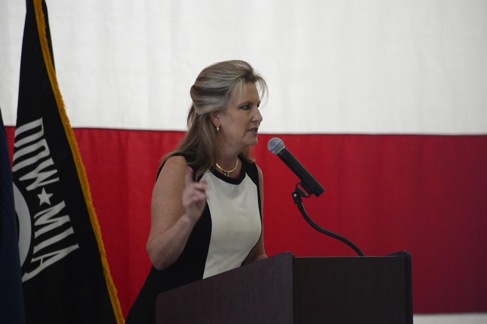 NAWCWD Executive Director speaks during 70th anniversary at Point Mugu