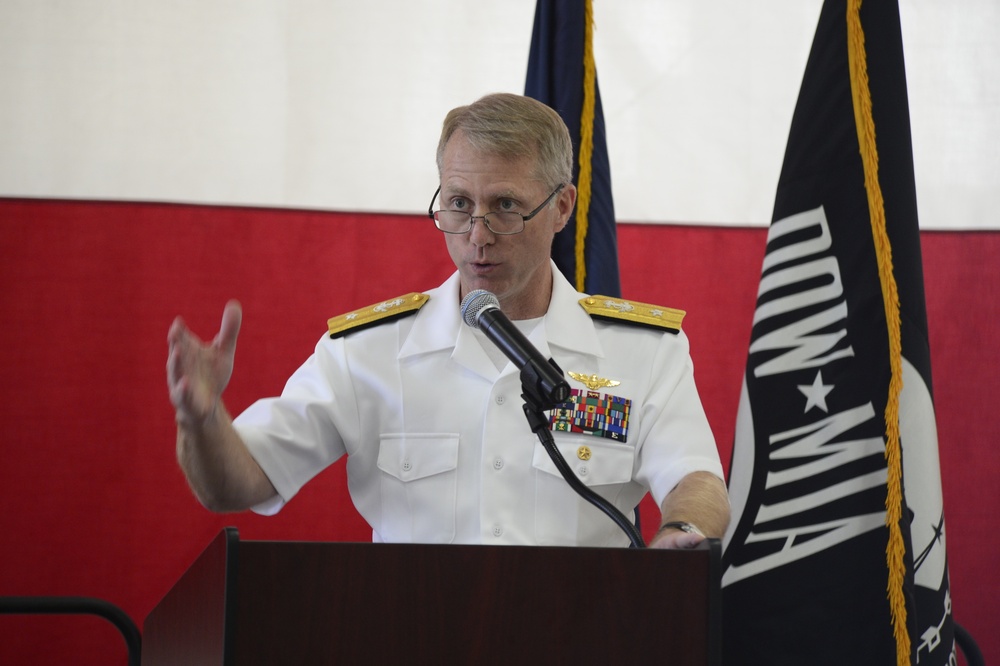 NAWCWD commander speaks during 70th anniversary ceremony at Point Mugu