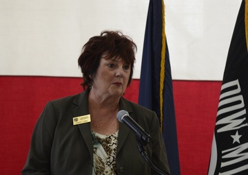 County supervisor speaks during 70th anniversary ceremony at Point Mugu