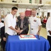 Cake cutting ceremony for 70th anniversary at Point Mugu