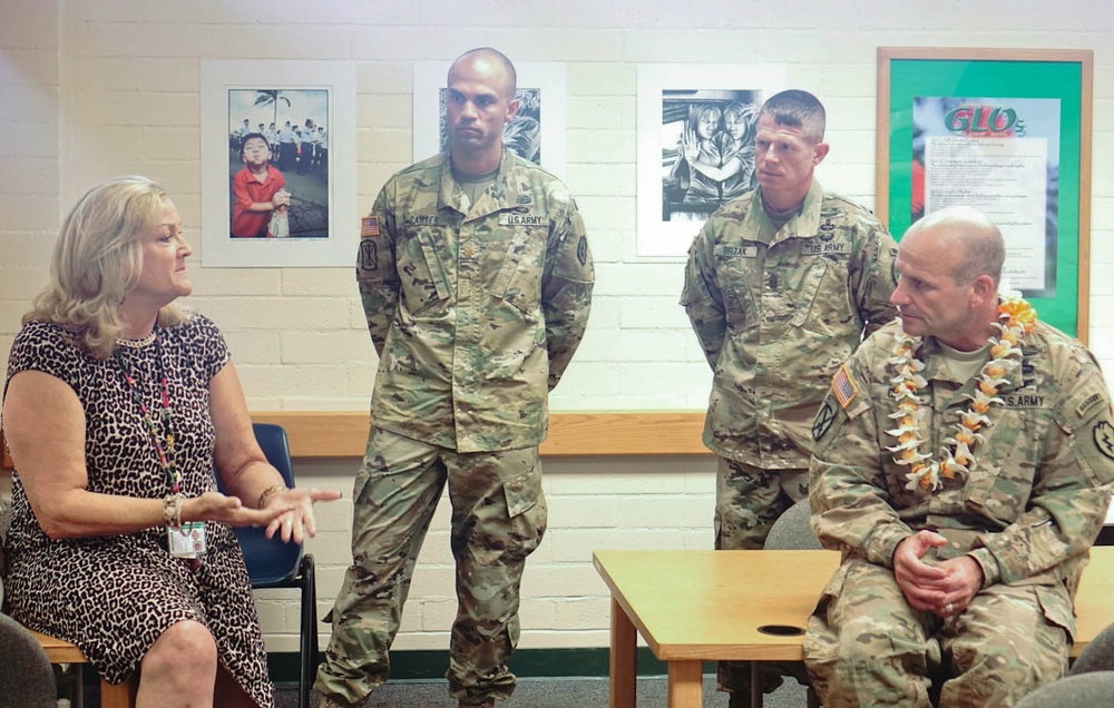 Schofield Barracks leaders, educators strengthen partnership