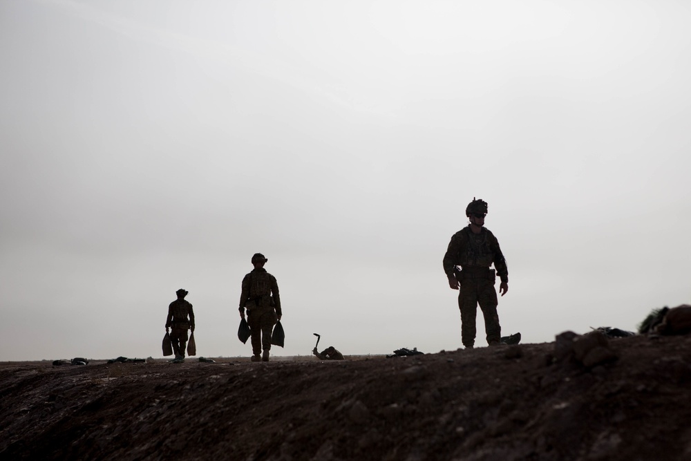 Australians train at Besmaya Range Complex