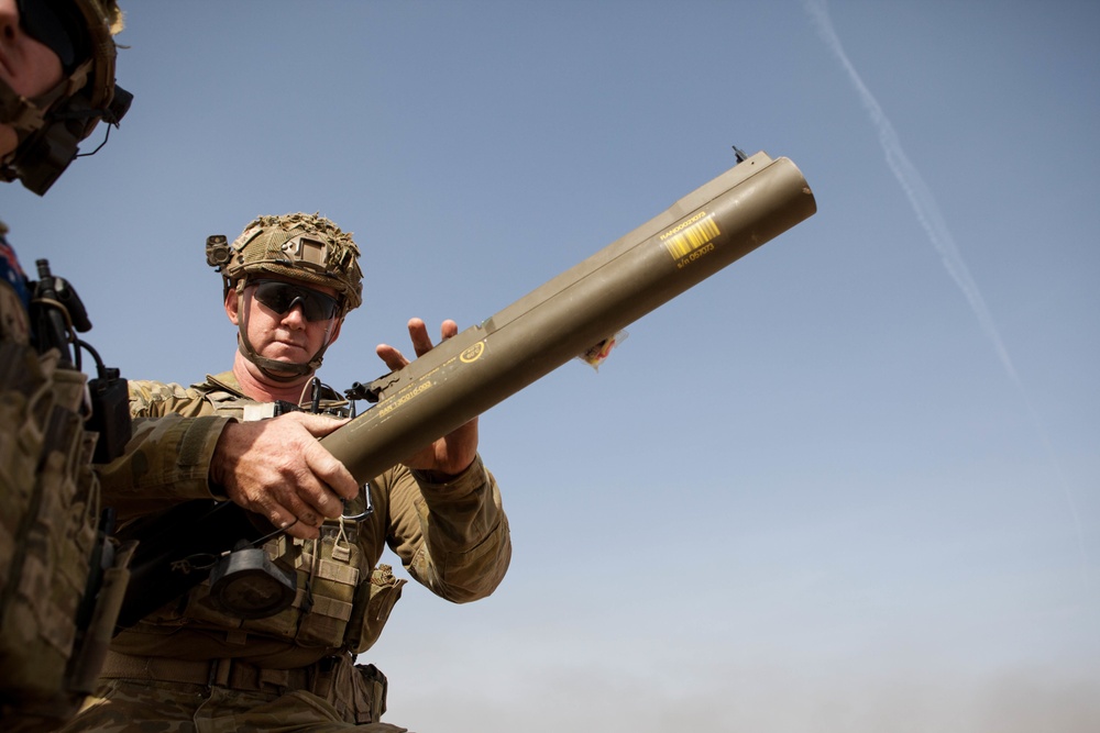 Australians train at Besmaya Range Complex