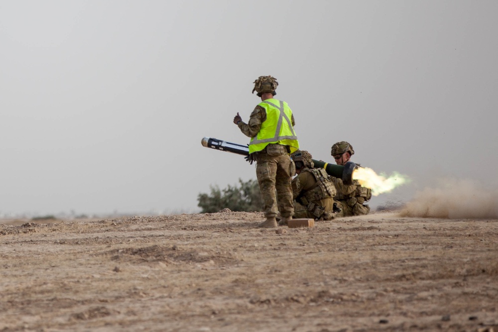Australians train at Besmaya Range Complex