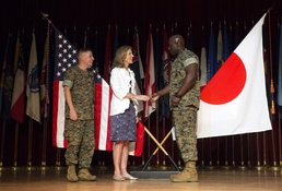 Ambassador Caroline Kennedy greets service members, families on Okinawa