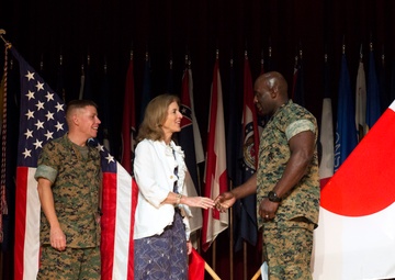Ambassador Caroline Kennedy greets service members, families on Okinawa