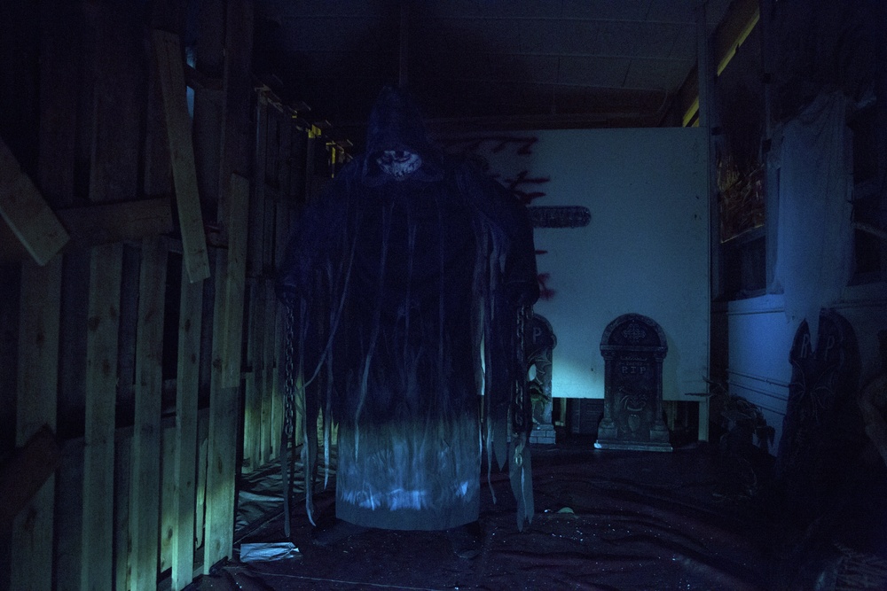Frightfully Good Time: Okinawa Single Marine Program  hosts Okinawa Haunted Labyrinth