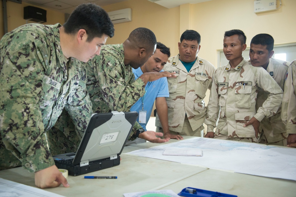 CRS-2 Sailors Teach Navigation